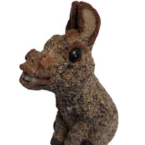American Stone Art Donkey
Figurine BY BLISS 4" Mule Sand
Textured Black Eyed